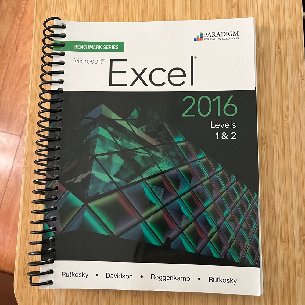 Microsoft Excel 2016 Levels 1&2